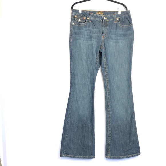 Kikit Modern Boot Cut Denim Jeans. Blue. Sz 10. Classy - Picture 1 of 11